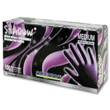 Shadow Nitrile Powder-Free 6 mil Black Exam Gloves-Case
