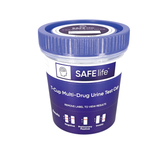 SAFElife™ 5 PANEL URINE DRUG TEST KITS | T-CUP (25/BOX)