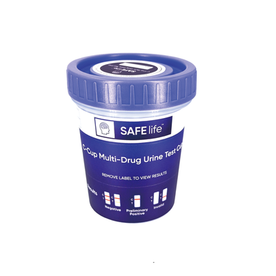 SAFElife™ C-CUP 12 PANEL URINE DRUG TEST KITS (25/BOX)