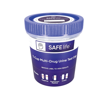 SAFElife™ C-CUP 14 PANEL URINE DRUG TEST KITS (25/BOX)