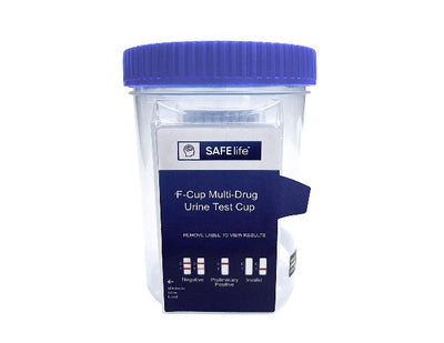 SAFElife™ 12 PANEL FLAT DRUG TEST CUPS