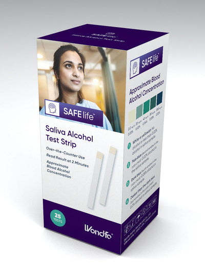 SAFElife™  Alcohol Saliva Test Strips 25/bx