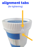 WONDFO 7 PANEL URINE DRUG TEST KITS | T-CUP (25/BOX)