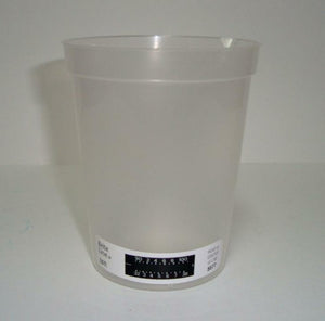 Collection Beaker 180mL with Temp Strip, Graduated (500/Case)