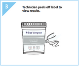 WONDFO 10 PANEL URINE DRUG TEST KITS | T-CUP COMPACT (25/BOX)