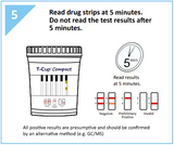 WONDFO 10 PANEL URINE DRUG TEST KITS | T-CUP COMPACT (25/BOX)