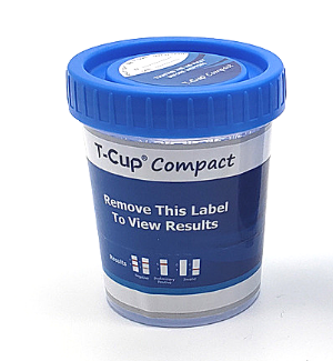 WONDFO T-CUP COMPACT 12 PANEL URINE DRUG TEST KITS (25/BOX)