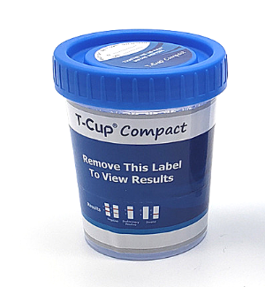 WONDFO T-CUP COMPACT 13 PANEL URINE DRUG TEST KITS (25/BOX)